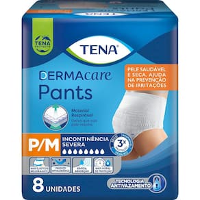Roupa Intima Tena Dermacare Pants Ultra P/M com 8 unidades