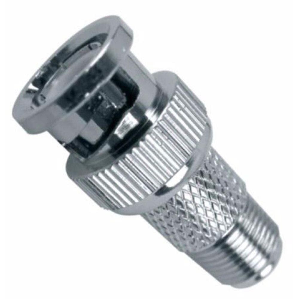Adaptador PLUG BNC para PLUG F Metal