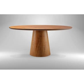 Mesa de Jantar Redonda Laminada - Dora-1,35m - Requinte Salas