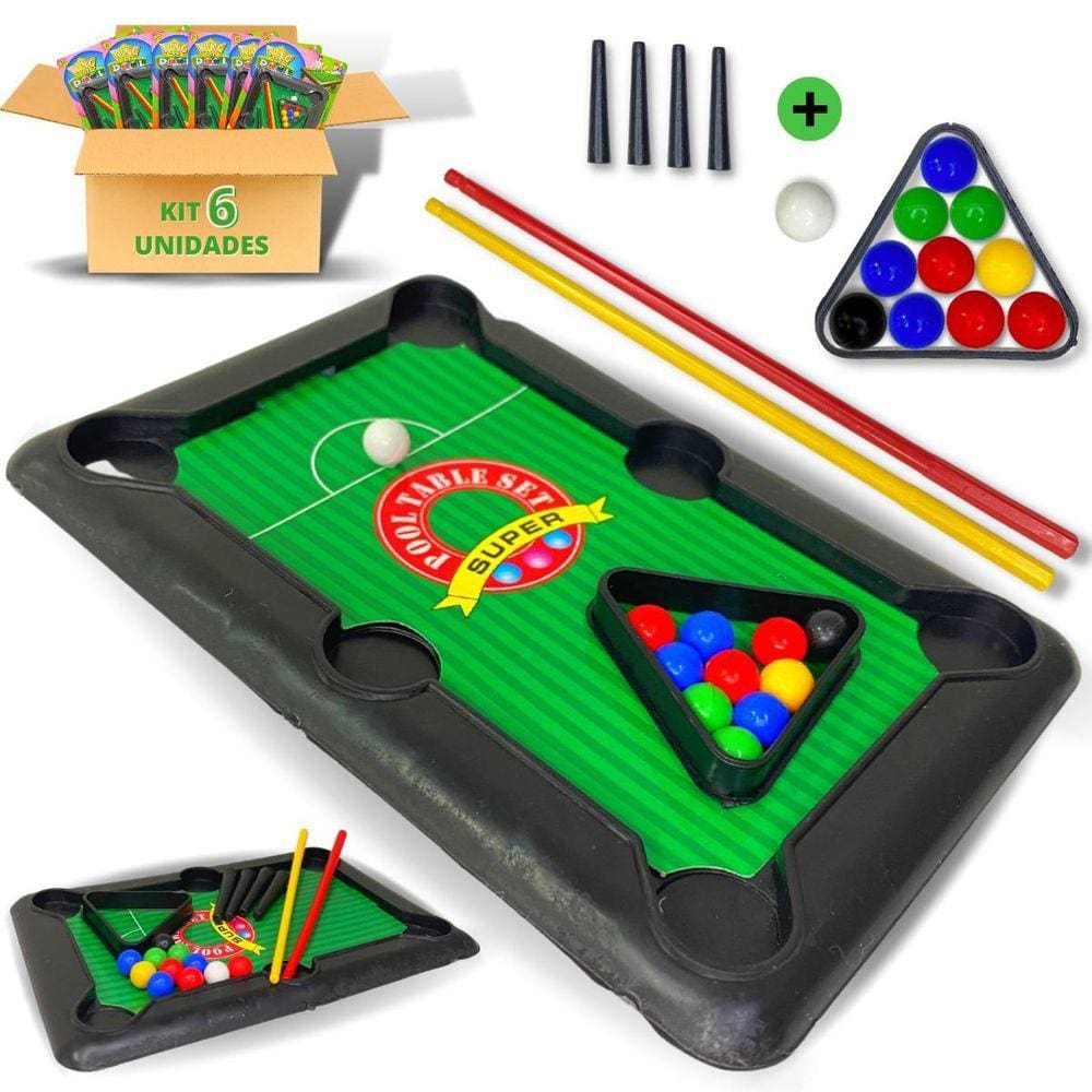 Mini mesa sinuca infantil portátil completa snooker bilhar, Mini Mesa De  Sinuca Bilhar Snooker Portátil Jogo Brinquedo infantil com 16 bolas  coloridas