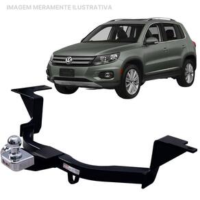 Engate Reboque Rabicho Fixo Tiguan 2009 a 2018 600Kg