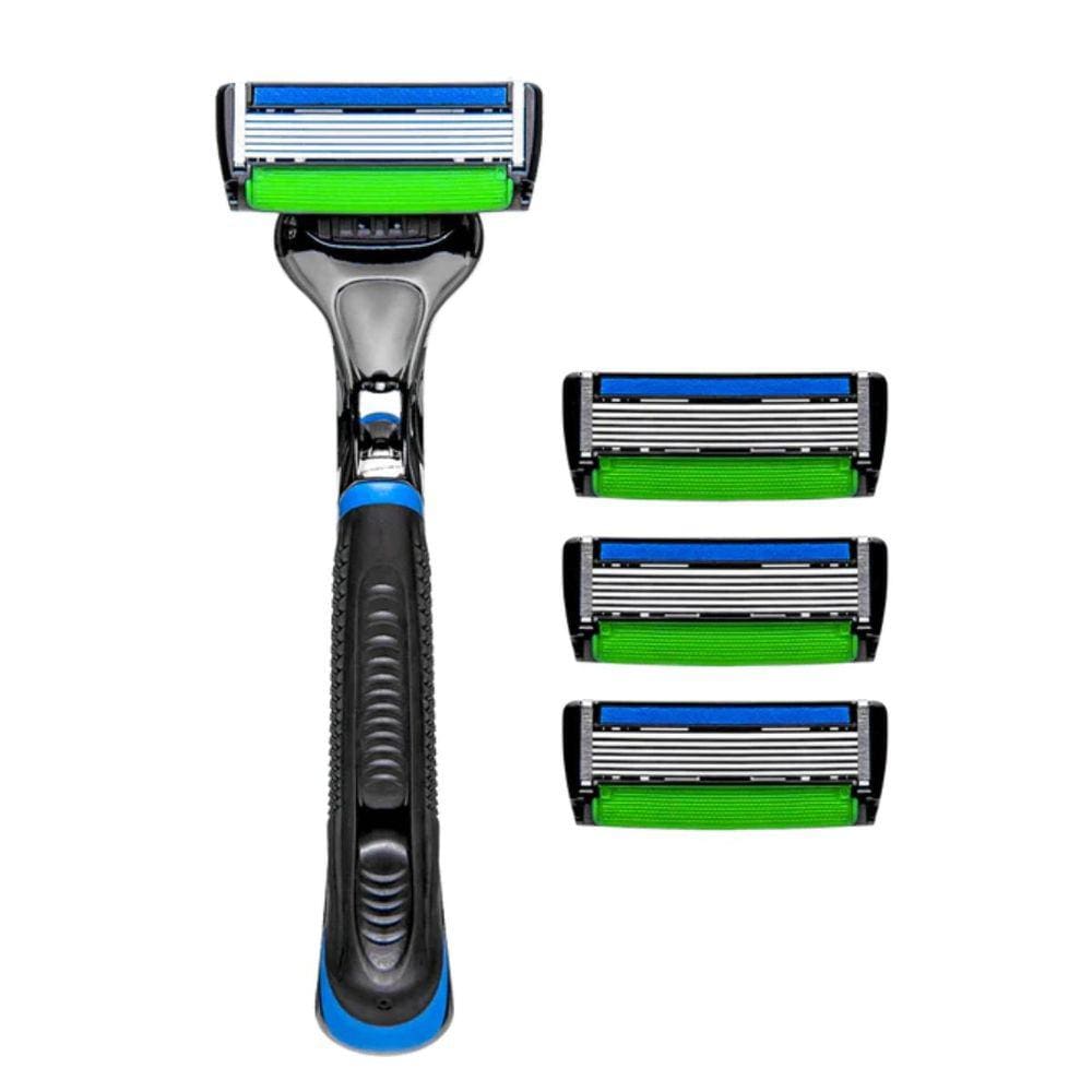 Aparelho De Barbear + Recargas Dr. Jones The Razor6