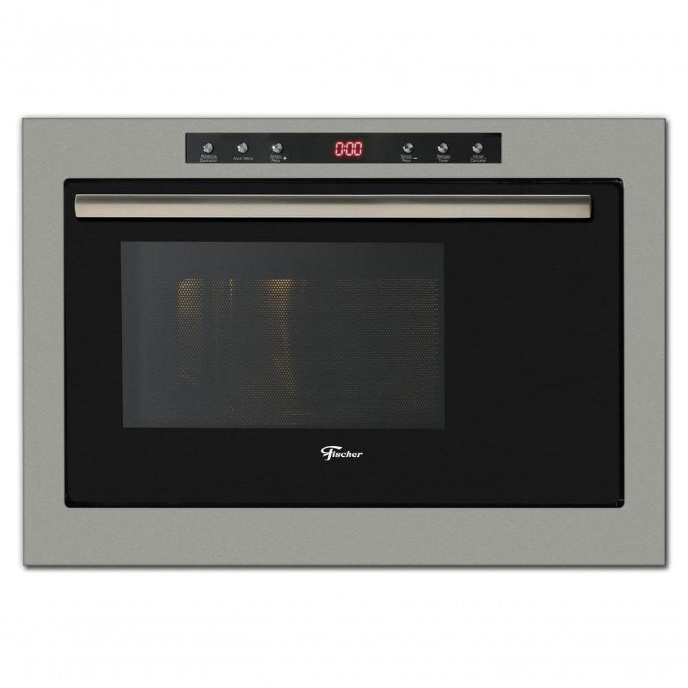 Micro-ondas Fischer De Embutir 25 Litros Com Dourador Inox 25378