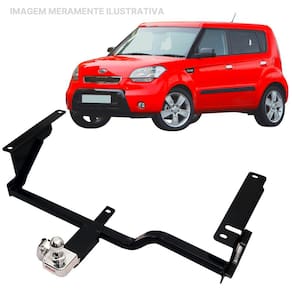 Engate Reboque Rabicho Fixo Kia Soul 2015 a 2018 450Kg