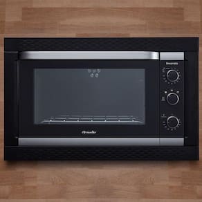 Forno Elétrico De Embutir Mueller Decorato Preto 44 Litros 110V