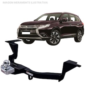 Engate Reboque Rabicho Fixo Outlander 2014 a 2020 800Kg