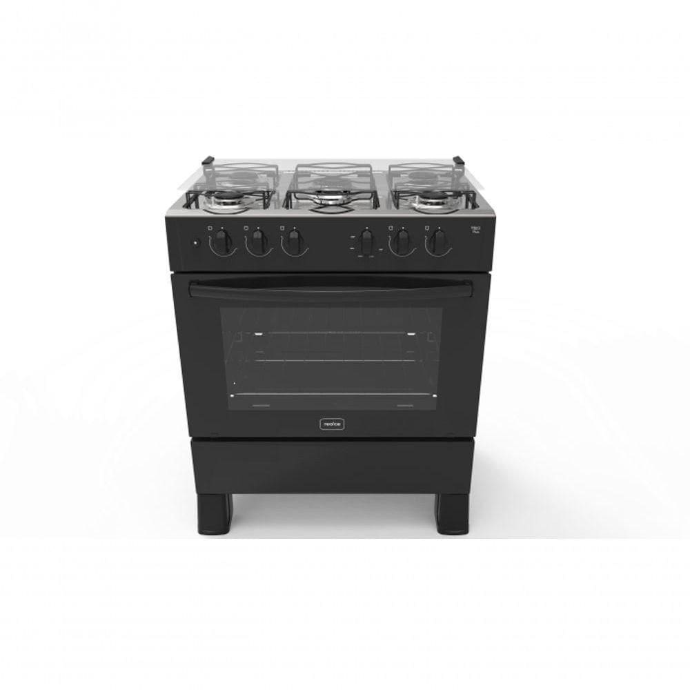 Fogãoplus 5 Bocas Hera Preto / Bivolt Realce