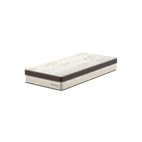 colchão solteiro diamond euro molas ensacadas (26x88x188) bege e marrom