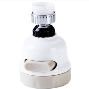 Adaptador Bico 360G Giratório Adaptador De Torneira 3 Jatos