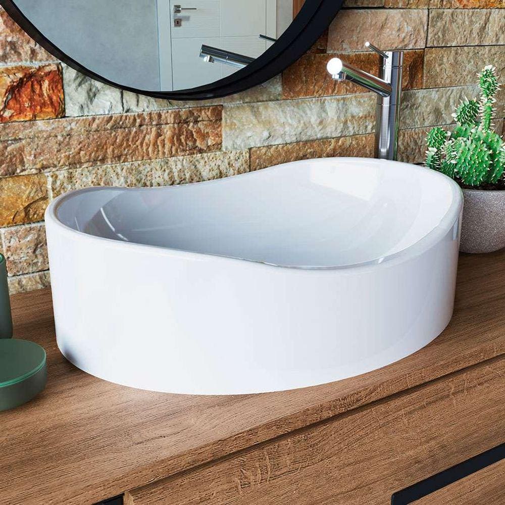 cuba para banheiro oval berlin branca