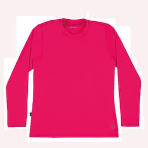 Camiseta Feminina Proteção Térmica UV Theo 50+ Rosa GG