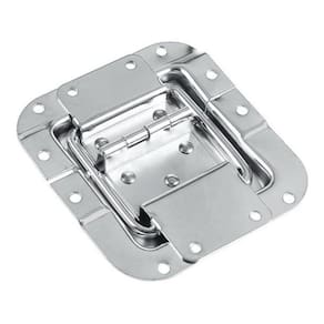 Kit 4 Dobradiça Embutir Limitador 45 Grande Cromada Lu-D02
