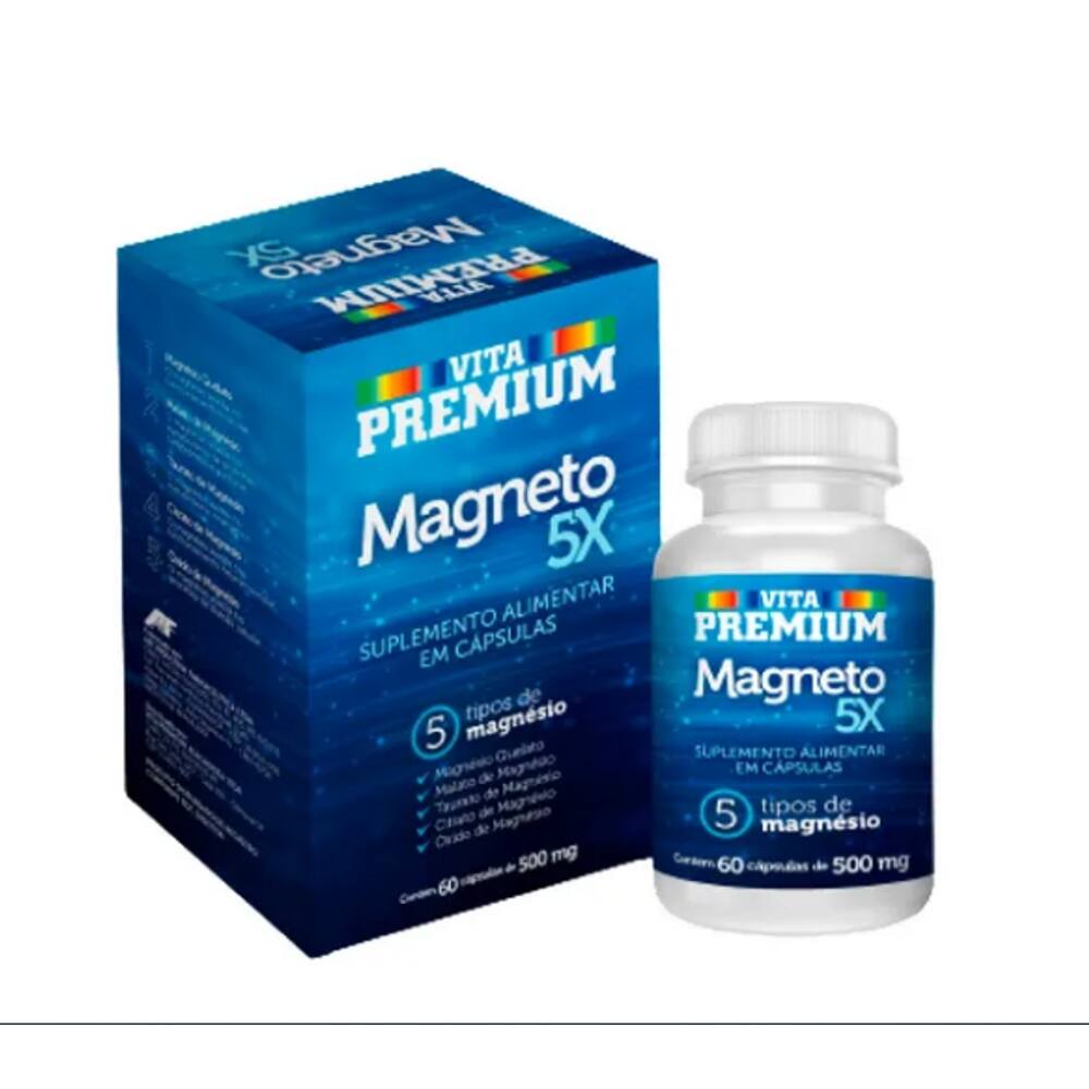 Vita Premium Magneto 5X 500Mg C 60Cps