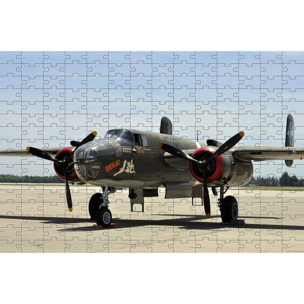 Quebra-cabeça MDF Aviões Antigos 300 peças