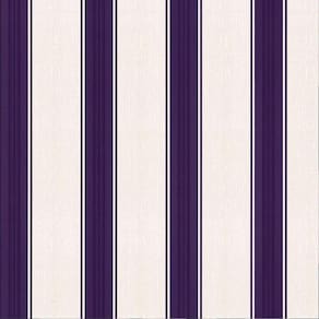 Papel De Parede K&G Listrado Roxo Branco Vinílico Lavável