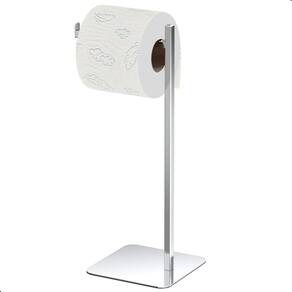 Porta Toalha Inox de Bancada Nice - Prata Brilhante 30cm