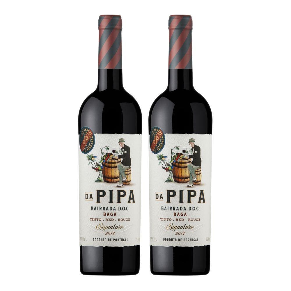 Kit 2 Vinhos Da Pipa Signature Tinto Portugal 750ml