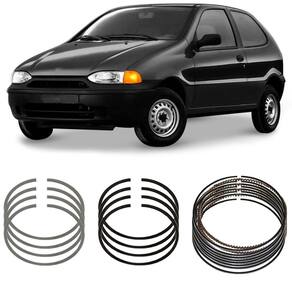 Jogo Anel Segmento 0.60 Fiorino Palio Uno 92 a 2004 Metal Leve SNA6983