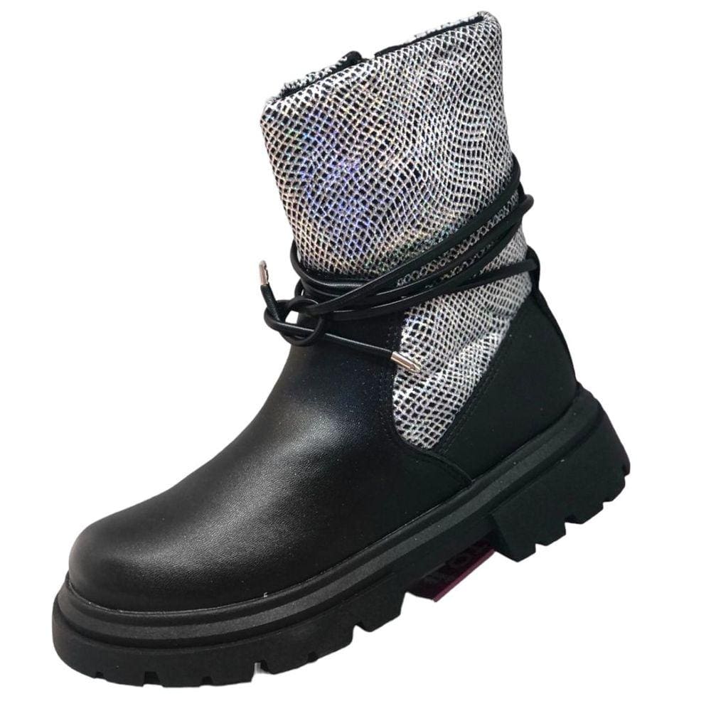 Bota Cano Baixo Holográfico Menina Suacia Mini 9148.51552