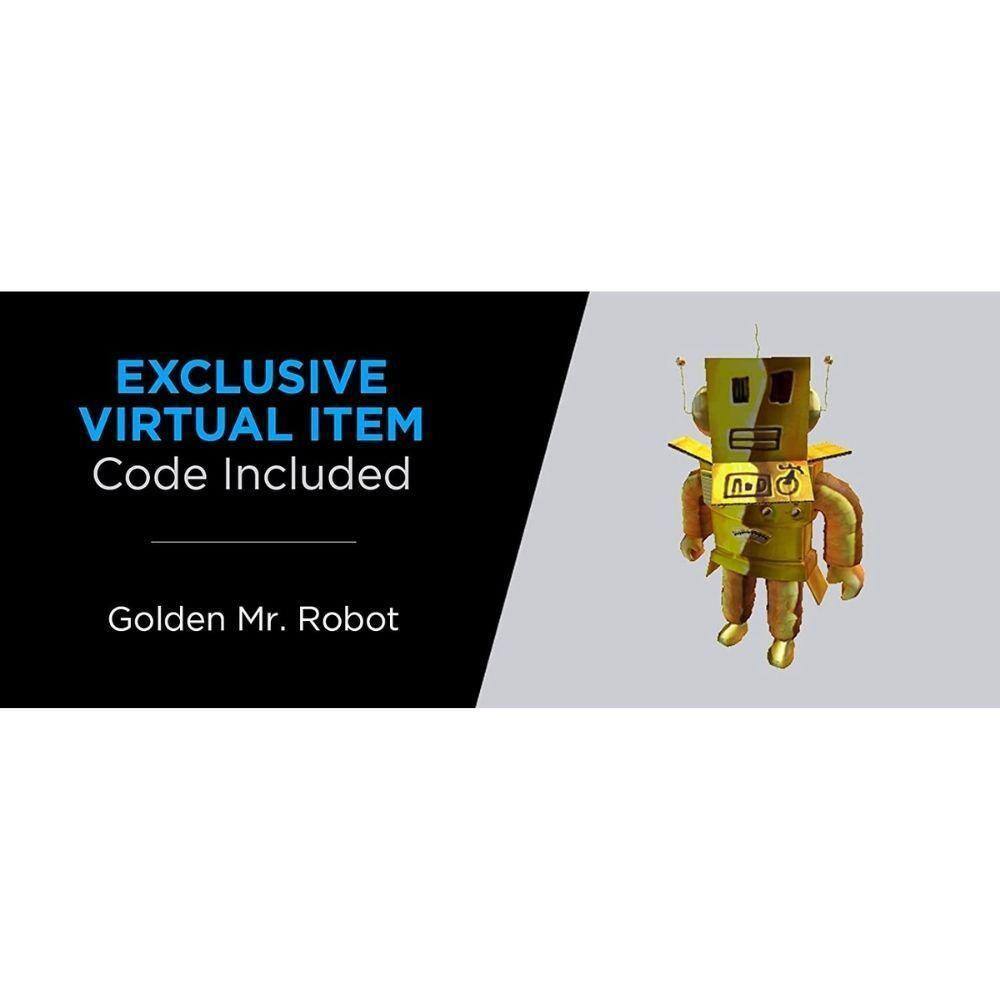 Bonecos Roblox Pack Golden 4 Figuras - Código Virtual Sunny