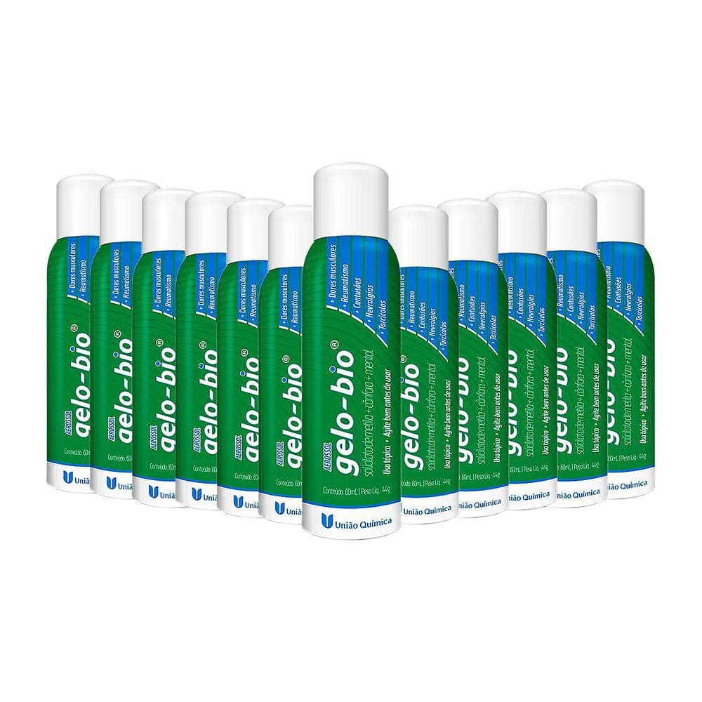 Kit 12 Gelo-bio Aerossol 60ml