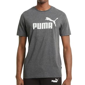 Camiseta Puma Ess Heather Masculina Puma Black