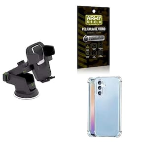 Capinha Samsung A34 + Suporte Veicular Premium + Película 3D