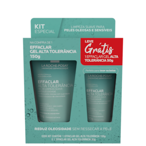 Kit La Roche-Posay Effaclar Alta Tolerância Gel de Limpeza 150g + 50g (2 Produtos)