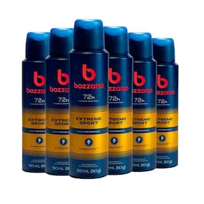 Kit Desodorante Aerosol Bozzano Extreme 90g - 6 unidades