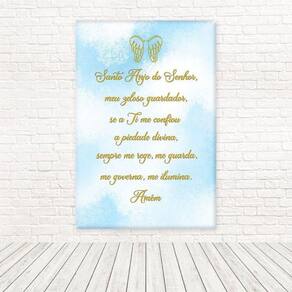 Painel Retangular Sublimado Batizado 1,5X2,2 Frt-5419