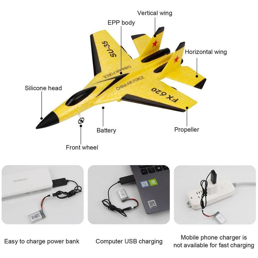 Avião de Controle Remoto - Caça FX