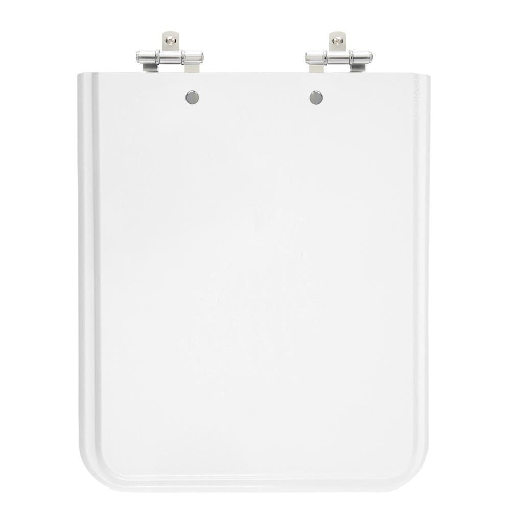 Assento Poliéster Laminado Square Branco Para Bacia Incepa