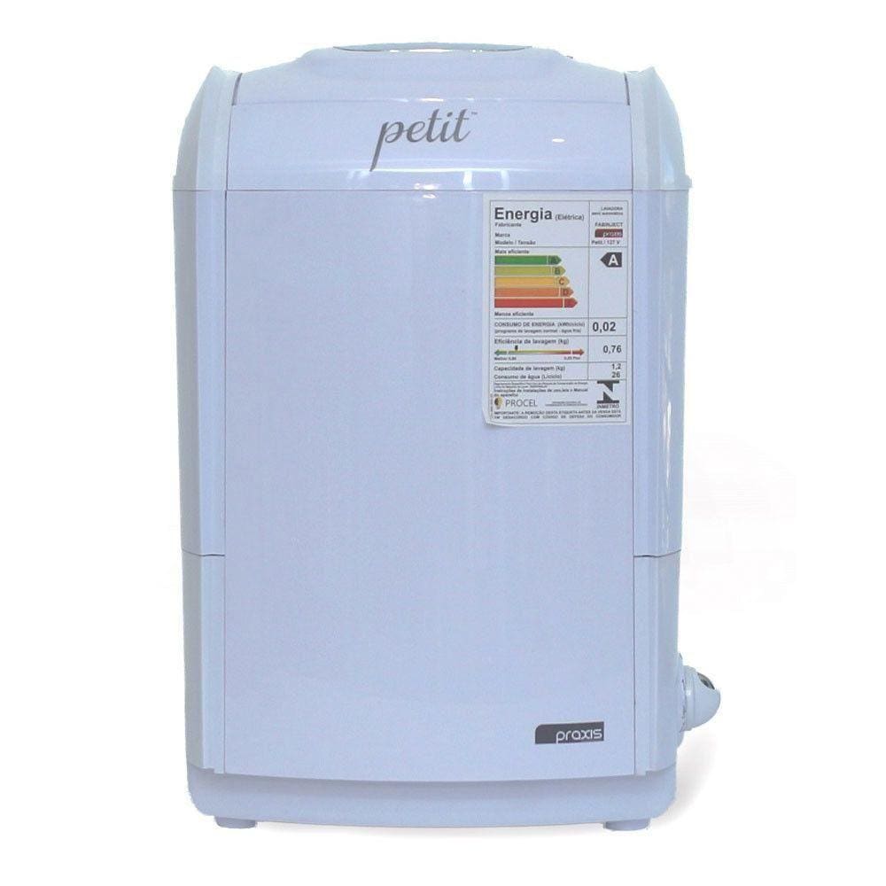 Lavadora de Roupa 1,2kg Branco Petit Pet Praxis - 110v