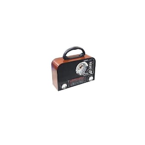 Rádio Retrô Recarregável Am/Fm/Sd/Bluetooth Le-643 Lelong