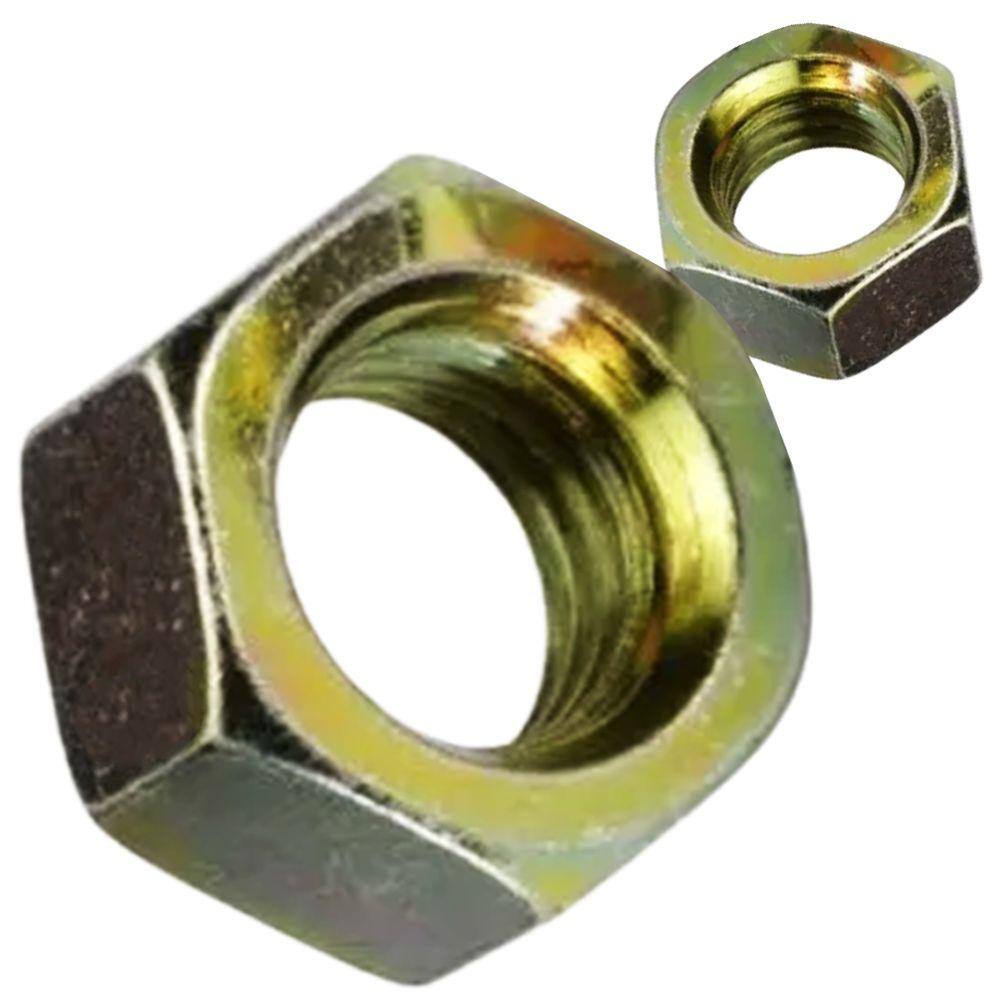 Porca Sextavada 1/4 Unc Ansi BBicromatizado - 150Un