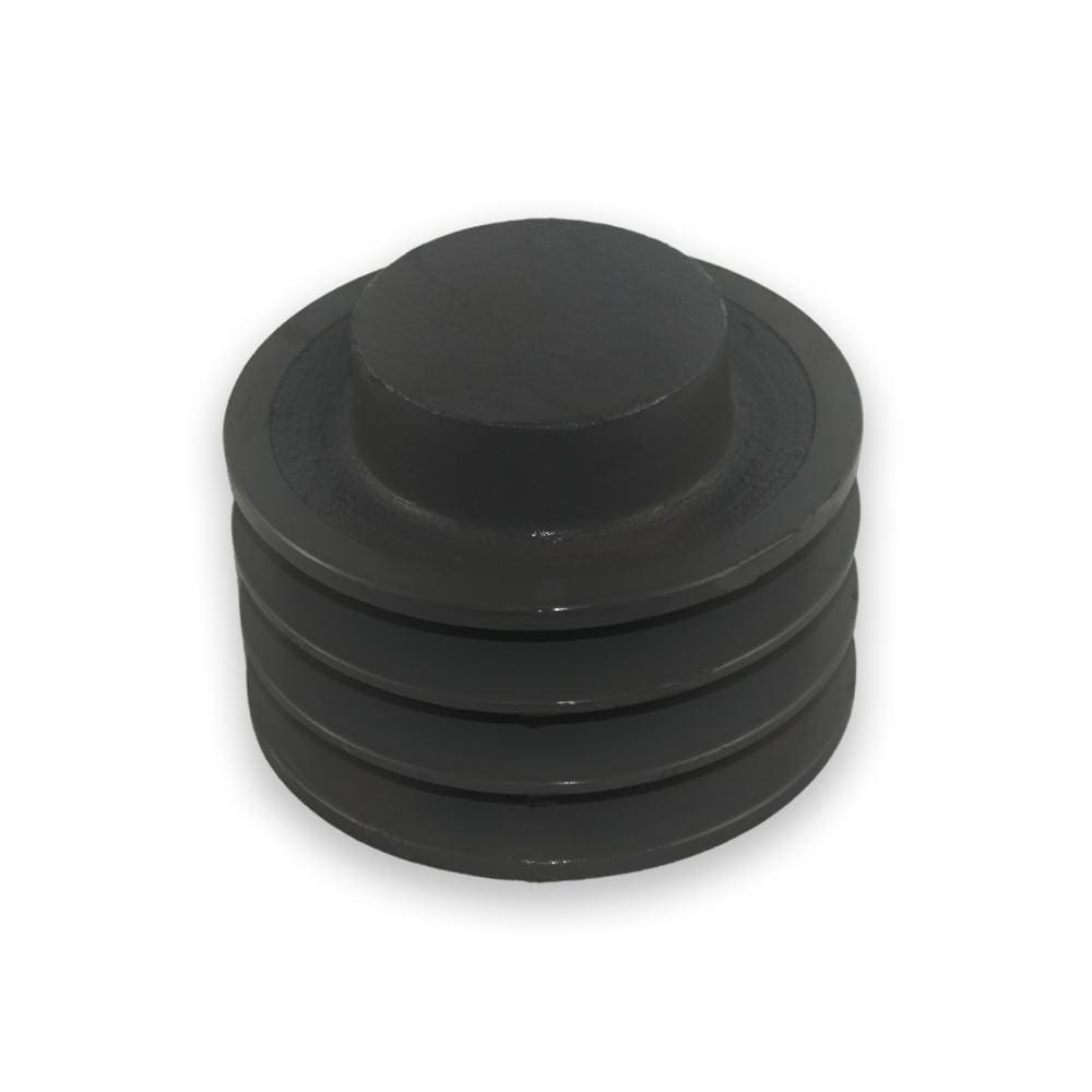 Polia de Ferro Fundido 80mm 3 Canais Perfil A