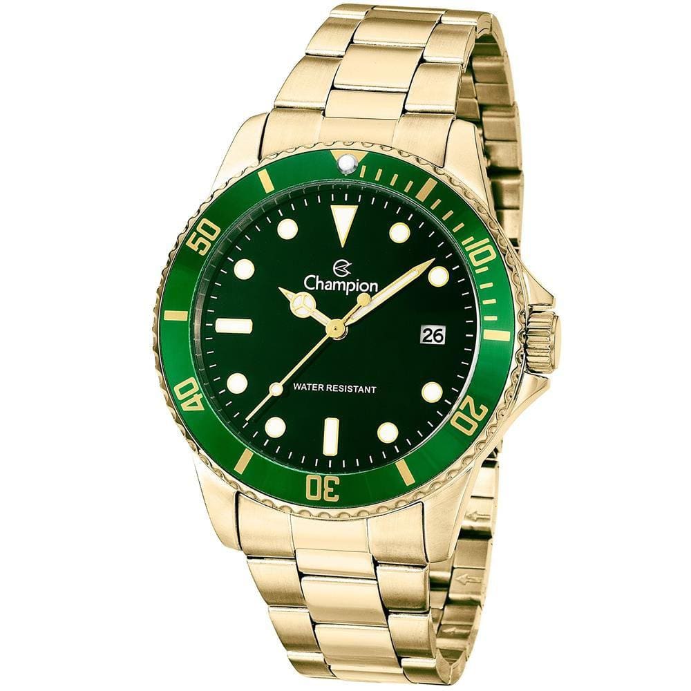 Relógio Champion Masculino Ref: Ca31266n Casual Dourado