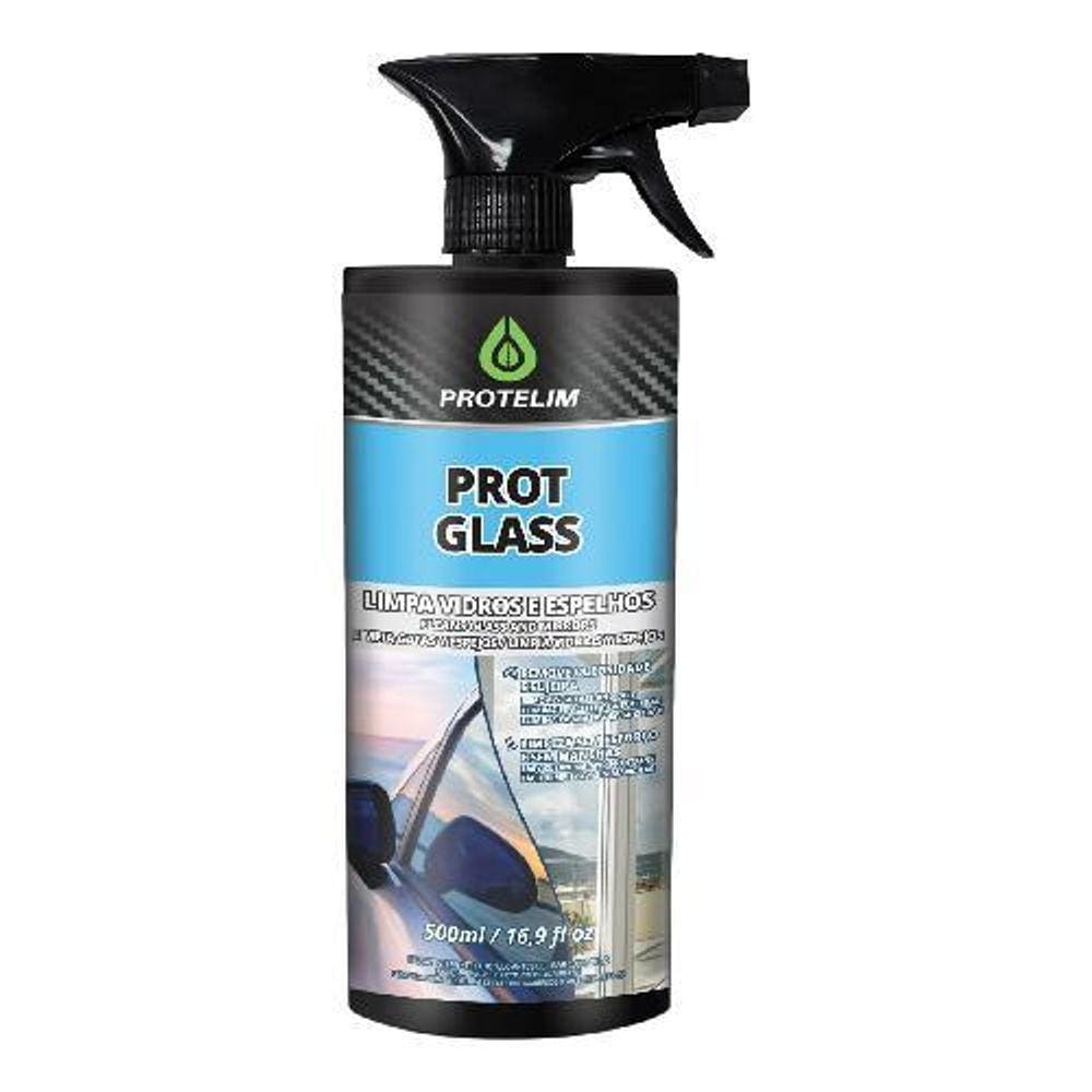 Limpa Vidros E Espelhos Spray Prot Glass 500Ml Protelim