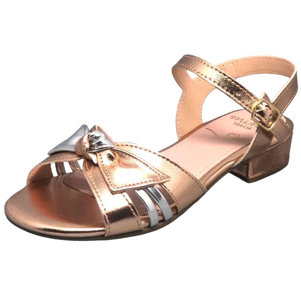 Sandália Salto Metalizada Suacia Mini 9092v23.51423