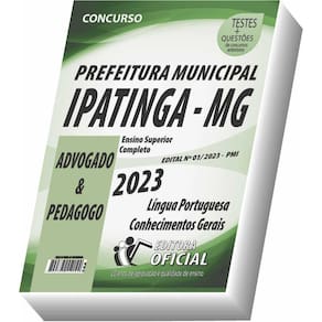 Apostila Prefeitura de Ipatinga - MG - Advogado e Pedagogo - Parte Comum aos Cargos