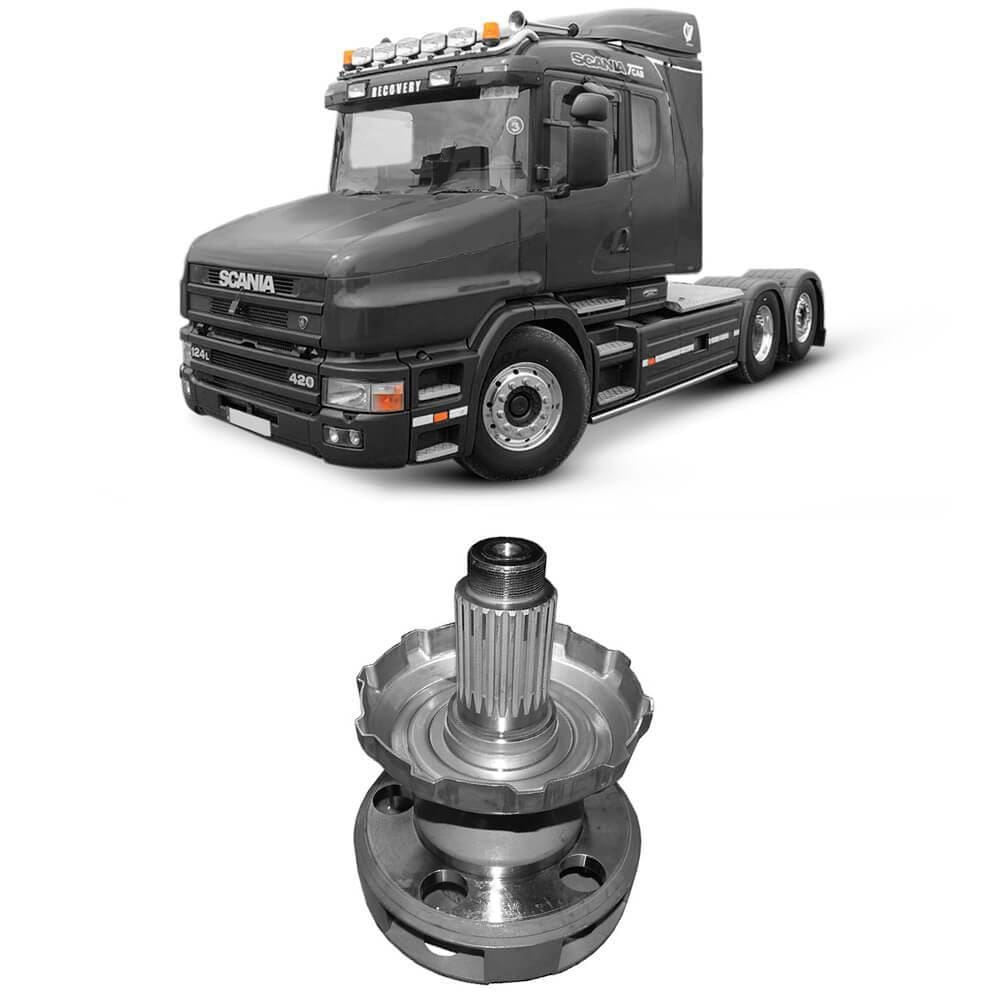 Eixo Saida Caixa Scania GR801 GR890 GR900 S/Retarde Completo