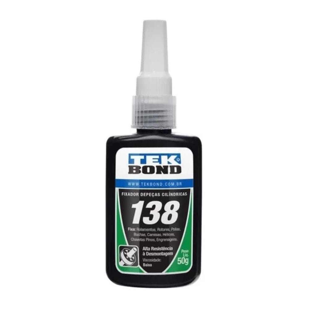 Fixa Trava Rolamento 138 Verde 50g Tekbond