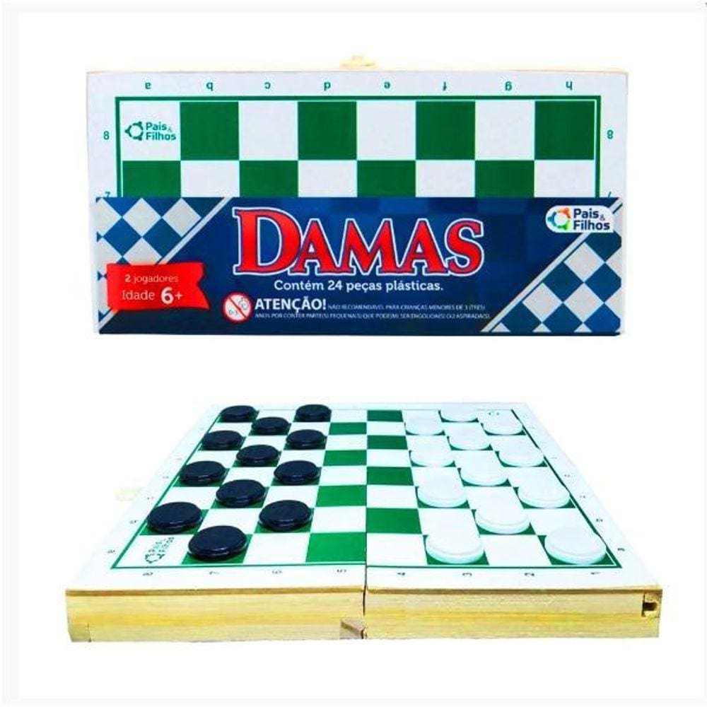 Jogo de Dama Adaptado em MDF