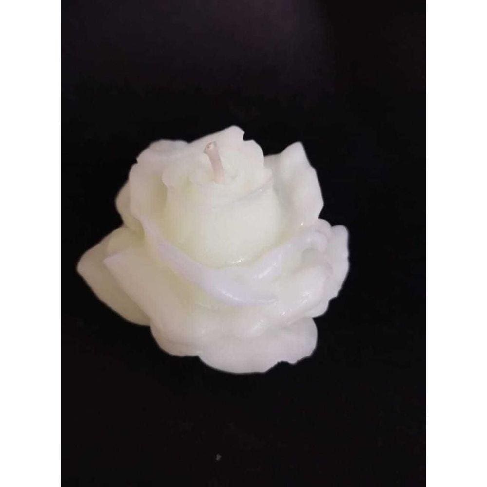 Kit 4 Velas Formato De Rosa com Aroma