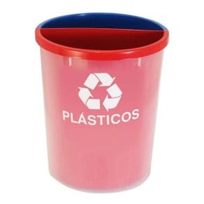 Lixeira Mix 25 Litros Coleta Seletiva Com 2 Divisões Mix2