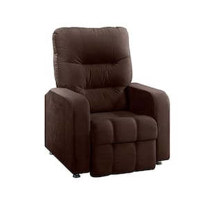 Poltrona do Papai Reclinável Maldivas Suede Marrom Chocolate Star Confort