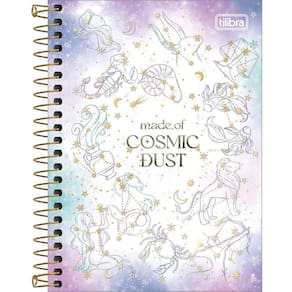 Caderno Espiral Escolar Pequeno Capa Dura 1/4 Magic 80 Folhas - Tilibra