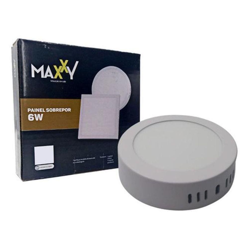 Kit 5 Luminárias LED 6W - Branco Frio - Alumínio - 110V/220V
