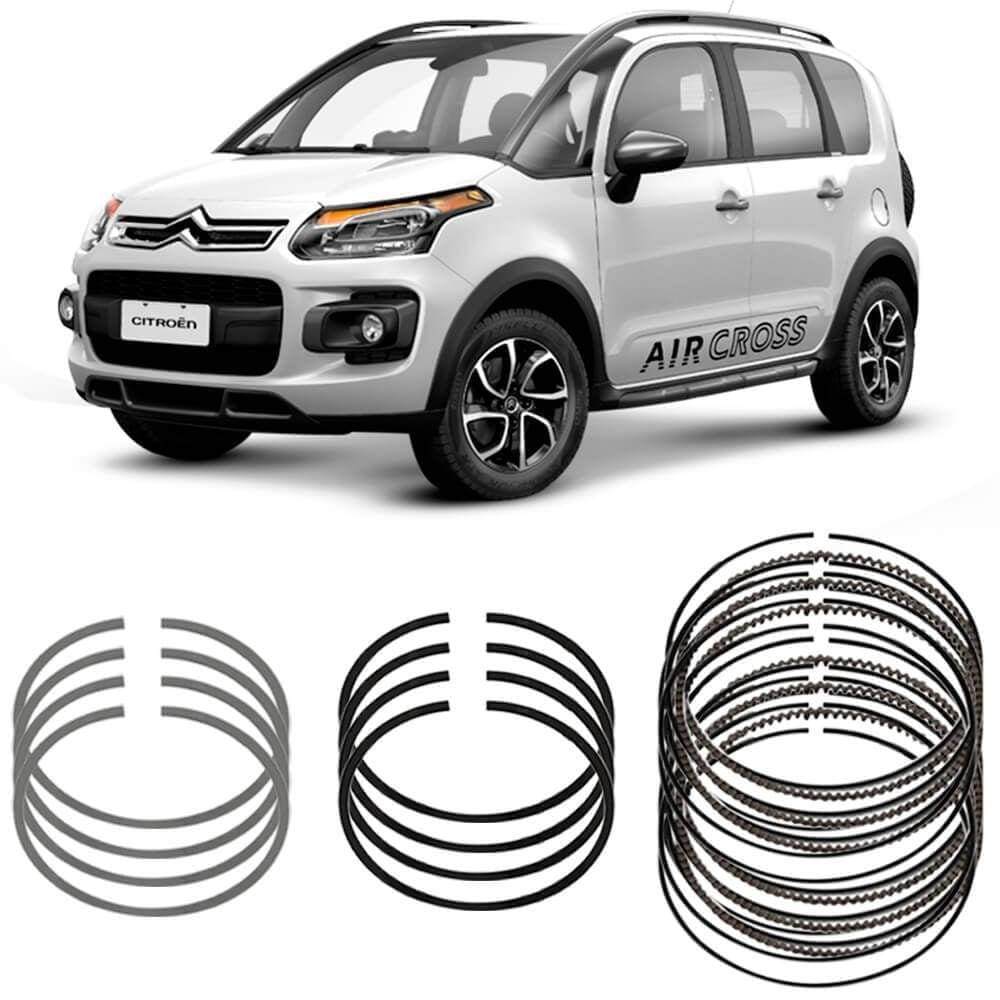 Jogo Anel Segmento Std Aircross 1.6 2011 A 2015 Metal Leve