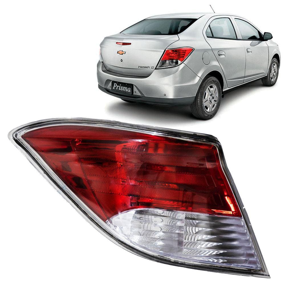 Lanterna Traseira Chevrolet Prisma 2013 Até 2018 Fumê